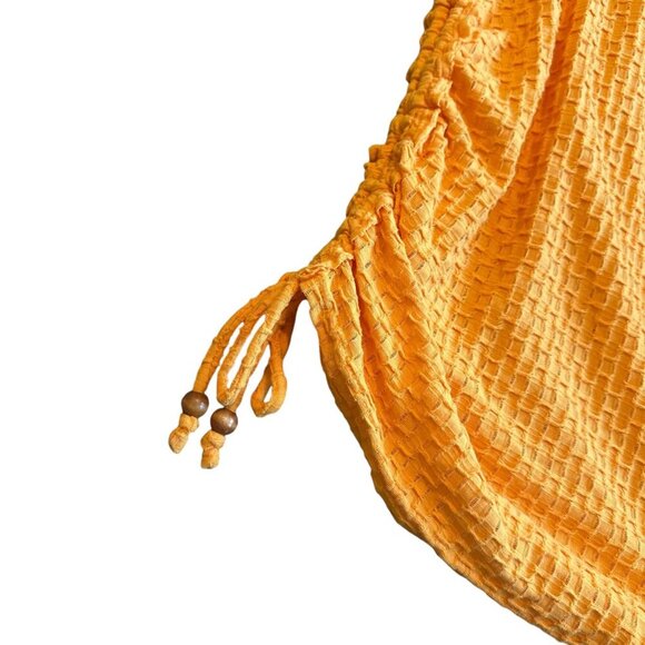 Free People Beach Orange Short Sleeve Stretch Dress Swim Coverup Size XS NWT - Picture 4 of 11